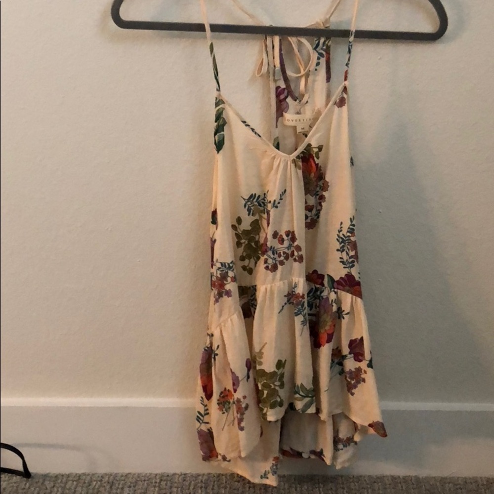 Floral Tie Top